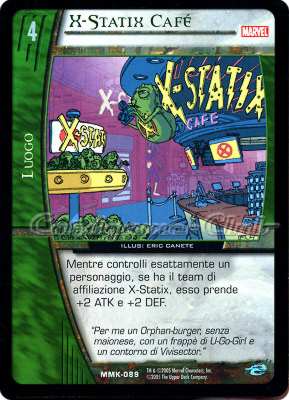 MMK-089 X-Statix Cafe' comune -NEAR MINT-