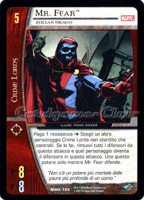 MMK-106 Mr. Fear comune -NEAR MINT-