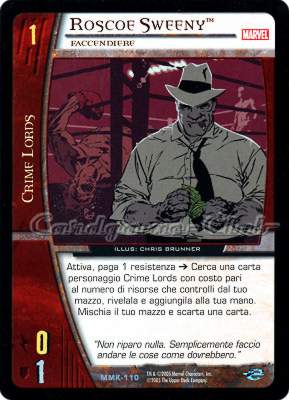 MMK-110 Roscoe Sweeny non comune -NEAR MINT-