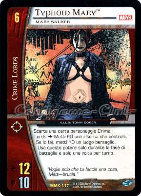 MMK-117 Typhoid Mary rara -NEAR MINT-