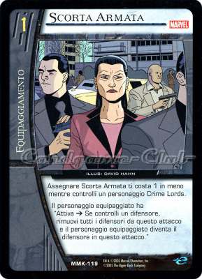 MMK-119 Scorta Armata comune -NEAR MINT-