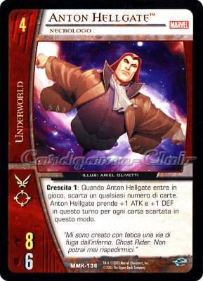 MMK-136 Anton Hellgate comune -NEAR MINT-