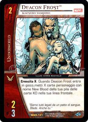 MMK-141 Deacon Frost rara -NEAR MINT-