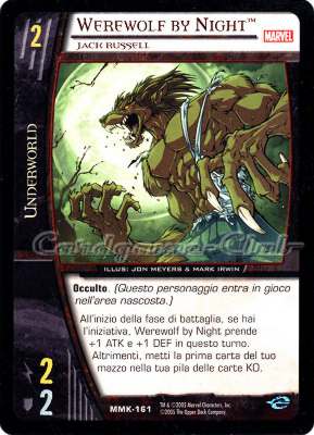 MMK-161 Werewolf by Night comune -NEAR MINT-