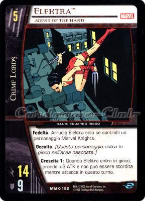 MMK-182 Elektra comune -NEAR MINT-