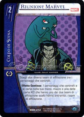 MMK-212 Riunione Marvel comune -NEAR MINT-