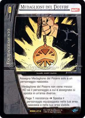 MMK-213 Medaglione del Potere rara -NEAR MINT-