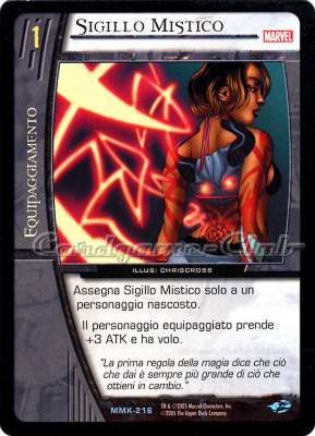 MMK-216 Sigillo Mistico non comune -NEAR MINT-
