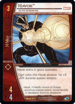 MOR-011 Havok rara -NEAR MINT-