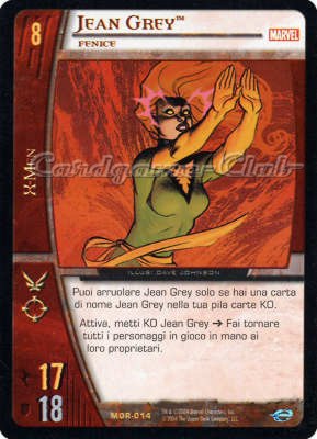 MOR-014 Jean Grey rara -NEAR MINT-