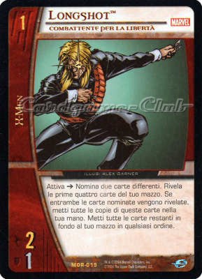 MOR-015 Longshot rara -NEAR MINT-
