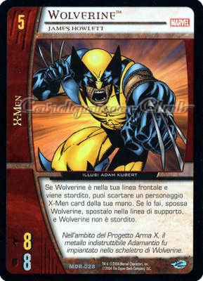 MOR-028 Wolverine non comune -NEAR MINT-