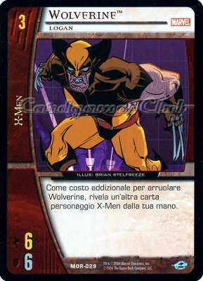 MOR-029 Wolverine comune -NEAR MINT-