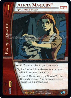 MOR-040 Alicia Masters rara -NEAR MINT-