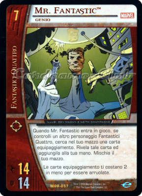 MOR-057 Mr. Fantastic rara -NEAR MINT-