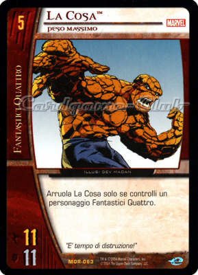 MOR-063 La Cosa rara -NEAR MINT-