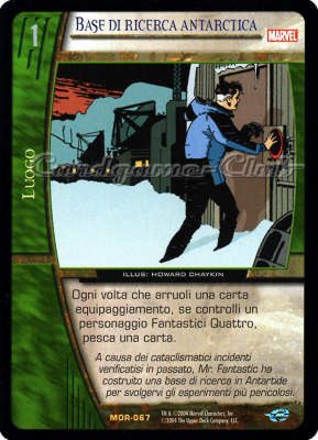 MOR-067 Base di Ricerca Antartica rara -NEAR MINT-