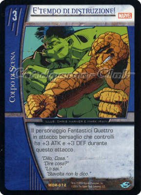 MOR-072 E' Tempo di Distruzione rara -NEAR MINT-