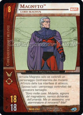 MOR-082 Magneto rara -NEAR MINT-