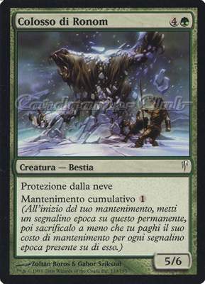 119 / 155 Colosso di Ronom comune (IT) -NEAR MINT-