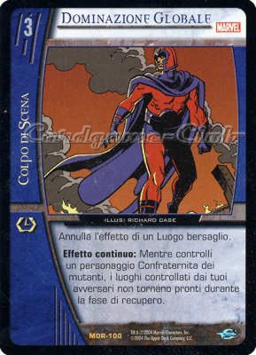 MOR-100 Dominazione Globale rara -NEAR MINT-