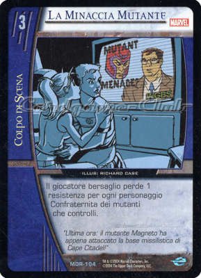 MOR-104 La Minaccia Mutante non comune -NEAR MINT-