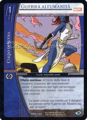 MOR-106 Guerra all' Umanita' non comune -NEAR MINT-