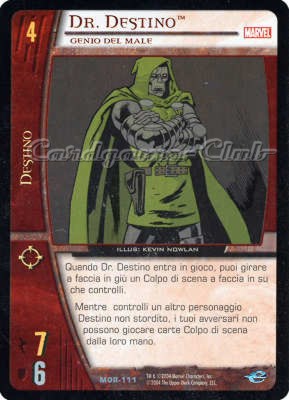 MOR-111 Dr. Destino non comune -NEAR MINT-