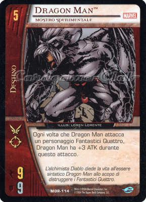 MOR-114 Dragon Man comune -NEAR MINT-