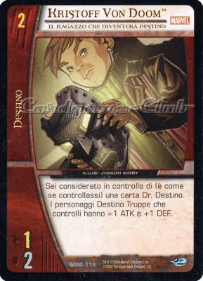MOR-115 Kristoff Von Doom non comune -NEAR MINT-