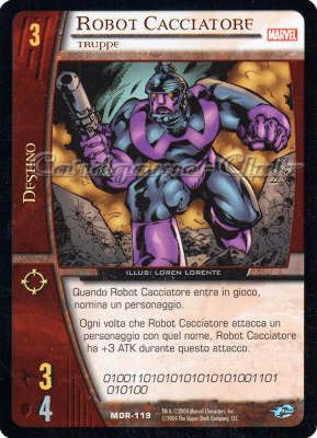 MOR-119 Robot Cacciatore comune -NEAR MINT-