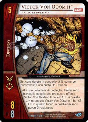 MOR-124 Victor Von Doom II non comune -NEAR MINT-