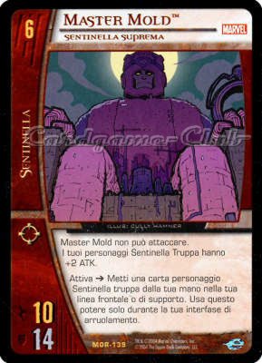 MOR-139 Master Mold rara -NEAR MINT-