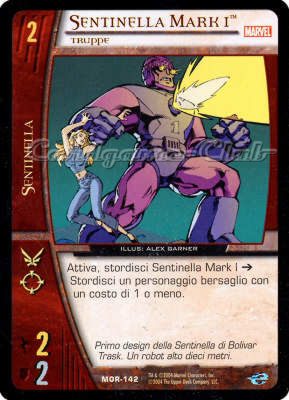 MOR-142 Sentinella Mark I comune -NEAR MINT-