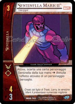 MOR-143 Sentinella Mark II comune -NEAR MINT-