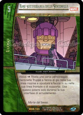 MOR-155 Base Sotterranea delle Sentinelle rara -NEAR MINT-