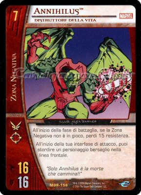 MOR-156 Annihilus rara -NEAR MINT-