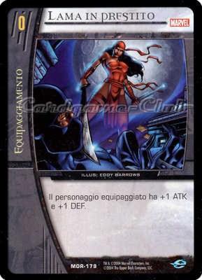 MOR-179 Lama in Prestito comune -NEAR MINT-