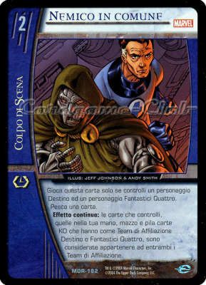 MOR-182 Nemico in Comune non comune -NEAR MINT-