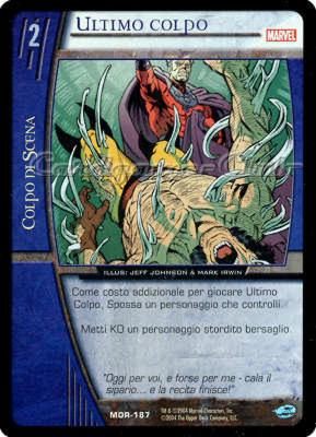 MOR-187 Ultimo Colpo comune -NEAR MINT-