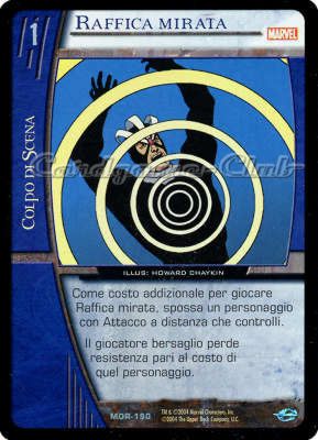 MOR-190 Raffica Mirata non comune -NEAR MINT-