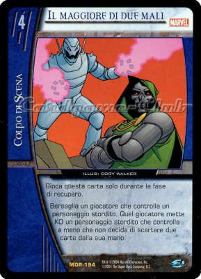 MOR-194 Il Maggiore dei Due Mali rara -NEAR MINT-