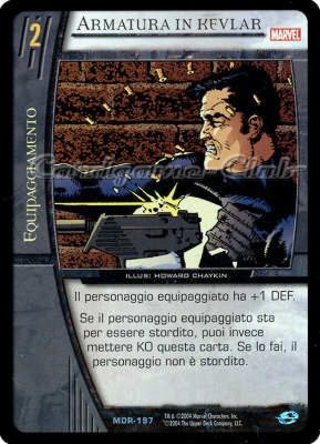 MOR-197 Armatura in Kevlar non comune -NEAR MINT-