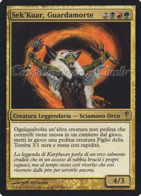 131 / 155 Sek'Kuar, Guardamorte rara (IT) -NEAR MINT-