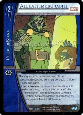 MOR-219 Alleati Improbabili non comune -NEAR MINT-