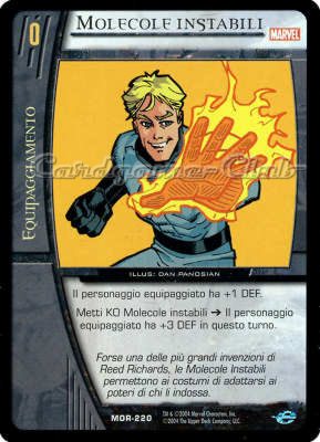 MOR-220 Molecole Instabili comune -NEAR MINT-