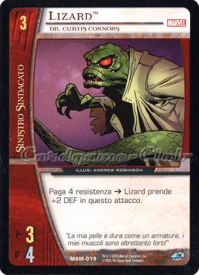 MSM-019 Lizard comune -NEAR MINT-