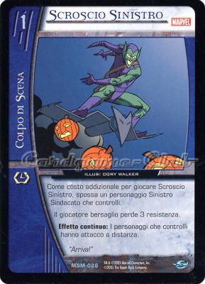 MSM-026 Scroscio Sinistro non comune -NEAR MINT-