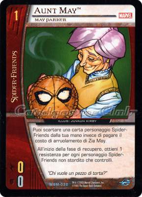 MSM-032 Aunt May non comune -NEAR MINT-