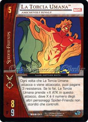 MSM-041 La Torcia Umana comune -NEAR MINT-